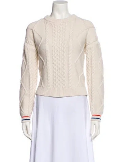 Pre-owned Kule Wool Crew Neck Sweater In Neutral