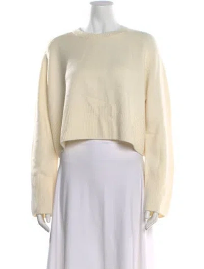 Pre-owned Kule Wool Crew Neck Sweater In Neutral