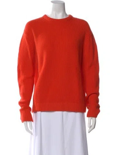 Pre-owned Kule Wool Crew Neck Sweater In Orange
