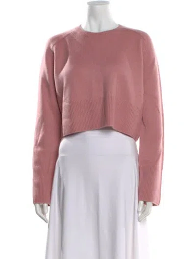 Pre-owned Kule Wool Crew Neck Sweater In Pink