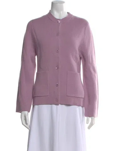 Pre-owned Kule Wool Crew Neck Sweater In Purple