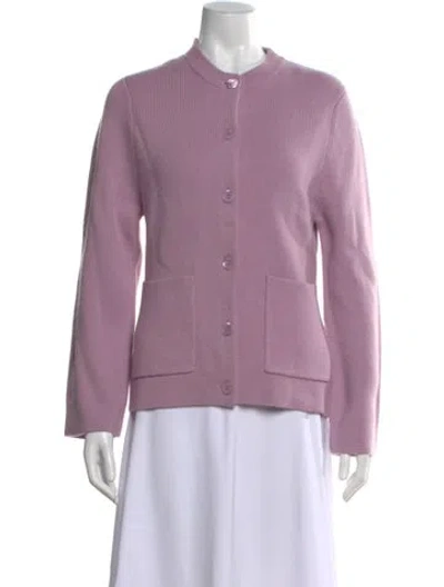 Pre-owned Kule Wool Crew Neck Sweater In Purple
