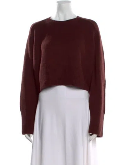 Pre-owned Kule Wool Crew Neck Sweater In Red