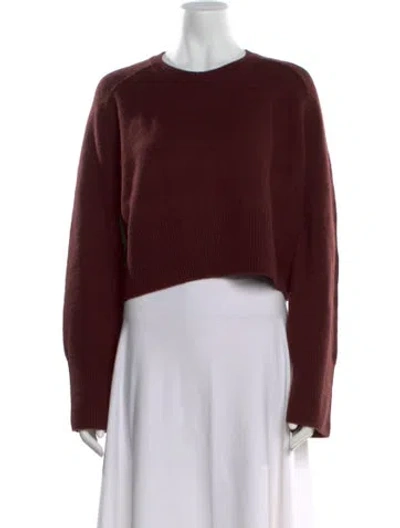 Pre-owned Kule Wool Crew Neck Sweater In Red