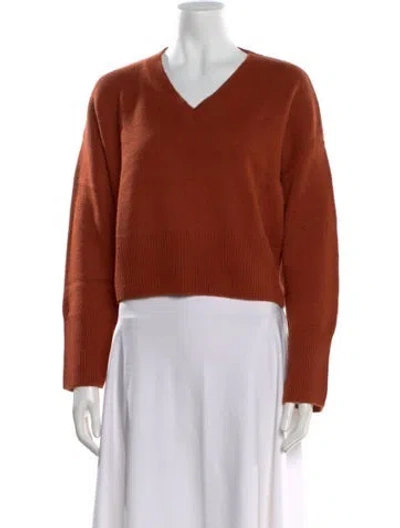 Pre-owned Kule Wool Crew Neck Sweater In Red