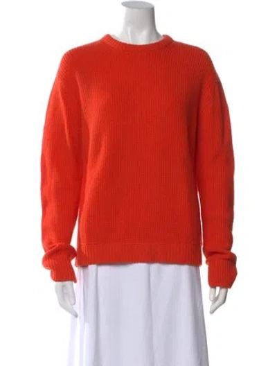 Pre-owned Kule Wool Crew Neck Sweater W/ Tags In Orange