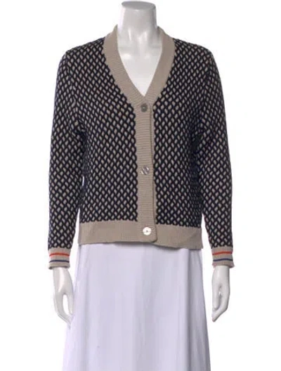 Pre-owned Kule Wool Printed Sweater In Neutrals