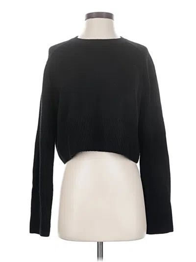 Pre-owned Kule Wool Pullover Sweater In Black