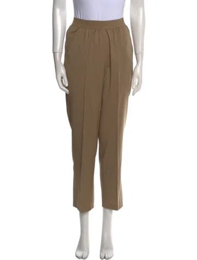 Pre-owned Kule Wool Straight Leg Pants In Neutral