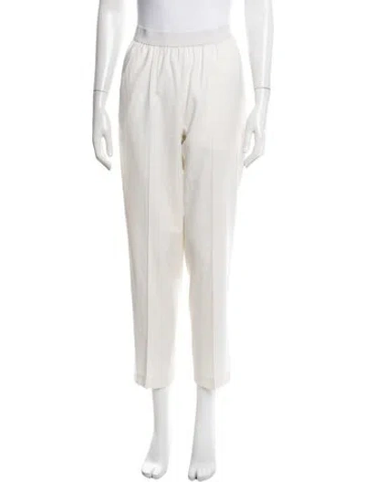 Pre-owned Kule Wool Straight Leg Pants In Neutrals