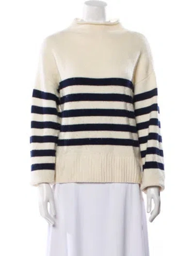 Pre-owned Kule Wool Striped Sweater In Neutral