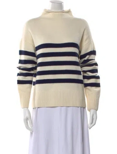 Pre-owned Kule Wool Striped Sweater In Neutral