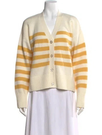 Pre-owned Kule Wool Striped Sweater In Neutral