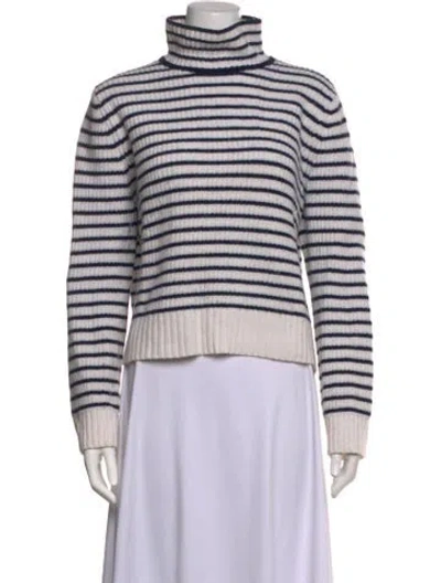 Pre-owned Kule Wool Striped Sweater In Neutrals