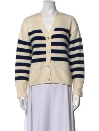 Pre-owned Kule Wool Striped Sweater In Neutrals