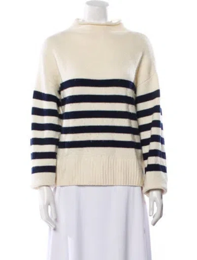 Pre-owned Kule Wool Striped Sweater In Neutrals