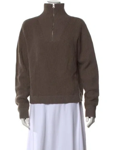 Pre-owned Kule Wool Turtleneck Sweater W/ Tags In Brown