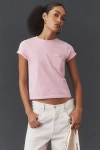 Kule Wynn Short-sleeve Tee In Pink