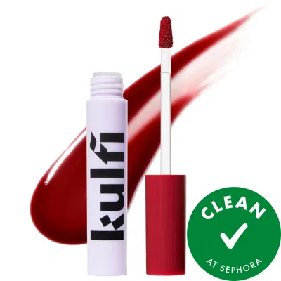 Kulfi Lassi Lips Staining Long-lasting Moisturizing Lip Oil Black Cherry 0.14 oz