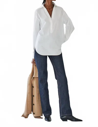 Kulson Emory Long Sleeve Shirt In White