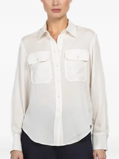 Kulson Lowell Pocket-button Shirt In White