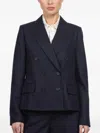 Kulson Mercer Double-breasted Jacket In Blue
