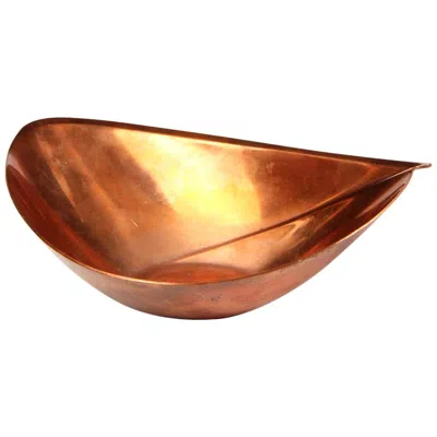 Pre-owned Kultakeskus Oy Modernist Bowl By Tapio Wirkkala For , 1960s In Brown