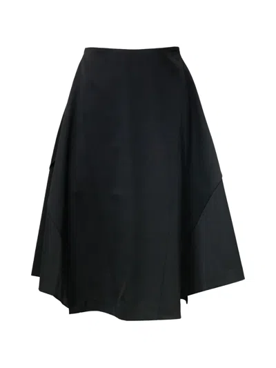 Kumann Yhj Flared Skirt In Black