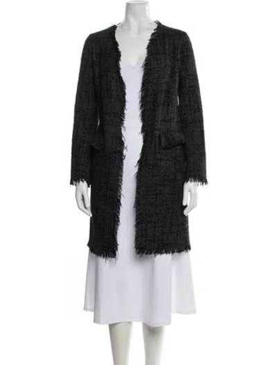 Pre-owned Kuna Baby Alpaca Faux Fur Coat In Gray