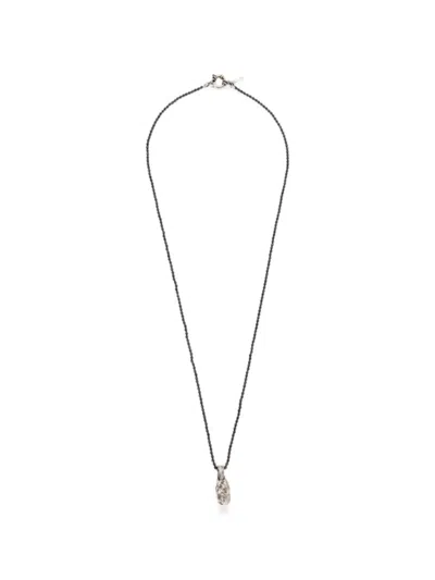 Kundo Jaba Onyx-embellished Pendant Necklace In Silver