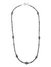 Kundo K- 131 Tana Pearl Beaded Necklace In Black