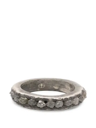 Kundo Zain Diamond Ring In Gray