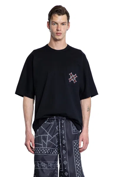 Kuon Man Black T-shirts & Tank Tops