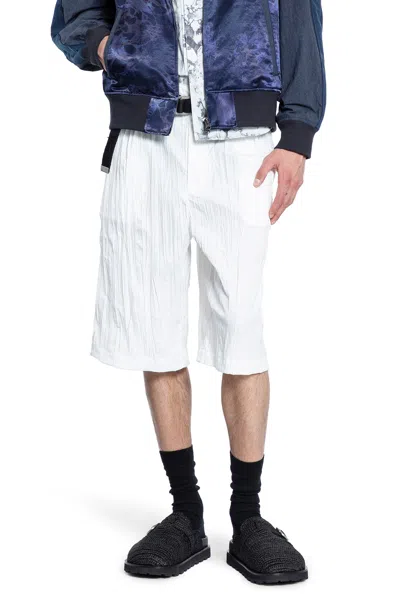 Kuon Man White Shorts & Skirts