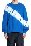Kuon Man Blue Sweatshirts In Blue