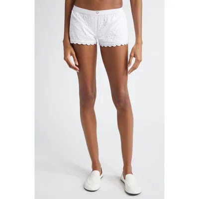 Kúr Cotton Broderie Anglaise Boyshorts In White