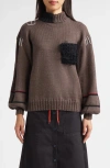 Kúr Hunter Wool Blend Sweater In Brown