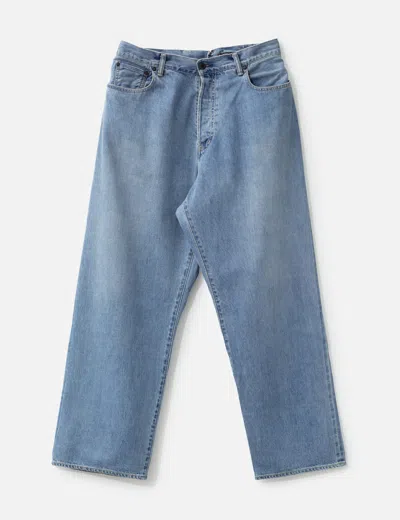 Kuro Crossed Denim Jeans In Black