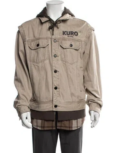 Pre-owned Kuro Plaid Print In Neutrals