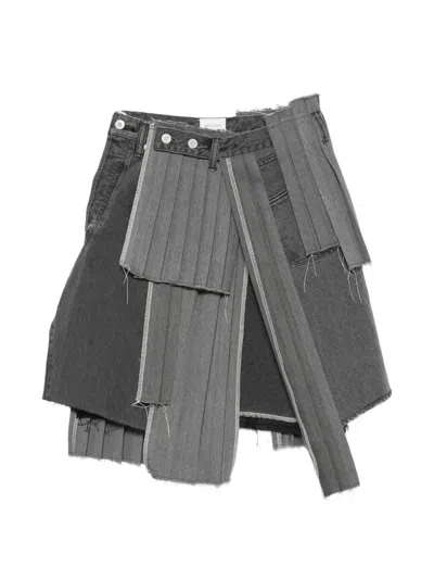 Kuro Remake Mark Xv Skirt In Gray