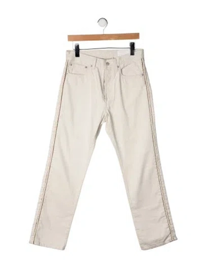 Pre-owned Kuro Straight-leg Jeans In Neutrals