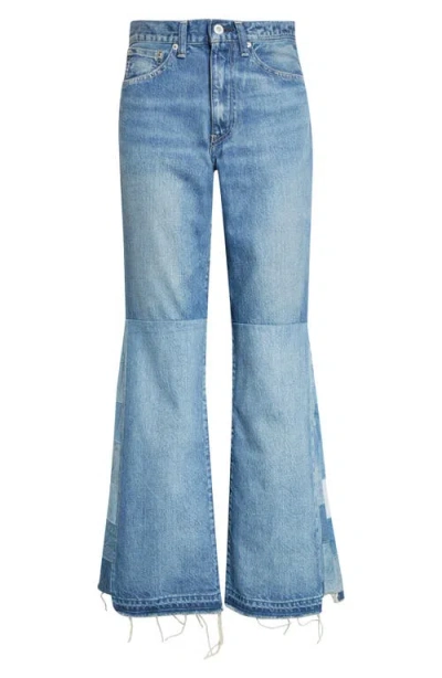Kuro Tectonic Denim Version 2 Flare Leg Jeans In Blue