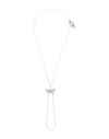 Kurshuni Bow Baciamano Woman Bracelet Silver Size - 925/1000 Silver, Cubic Zirconia In Silver