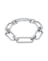 Kurshuni Brooke Bracelet Woman Bracelet Silver Size - 925/1000 Silver, Cubic Zirconia In Silver