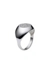 Kurshuni Chevalier Dolunay Ring Woman Ring Silver Size 5.25 925/1000 Silver, Cubic Zirconia In Silver