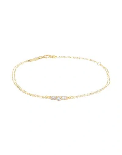 Kurshuni Erin Bracelet Woman Bracelet Gold Size - 925/1000 Silver, Cubic Zirconia