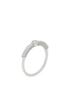 Kurshuni Erin Ring Woman Ring Silver Size 7.75 925/1000 Silver, Cubic Zirconia In Silver