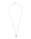 Kurshuni Good Luck Kiss Necklace Woman Necklace Silver Size - 925/1000 Silver, Cubic Zirconia In Silver