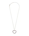 Kurshuni Heart Necklace Woman Necklace Gold Size - 925/1000 Silver, Cubic Zirconia In Gold