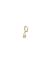 Kurshuni Padlock 5msingle Earring Woman Single Earring Gold Size - 925/1000 Silver, Cubic Zirconia In Gold